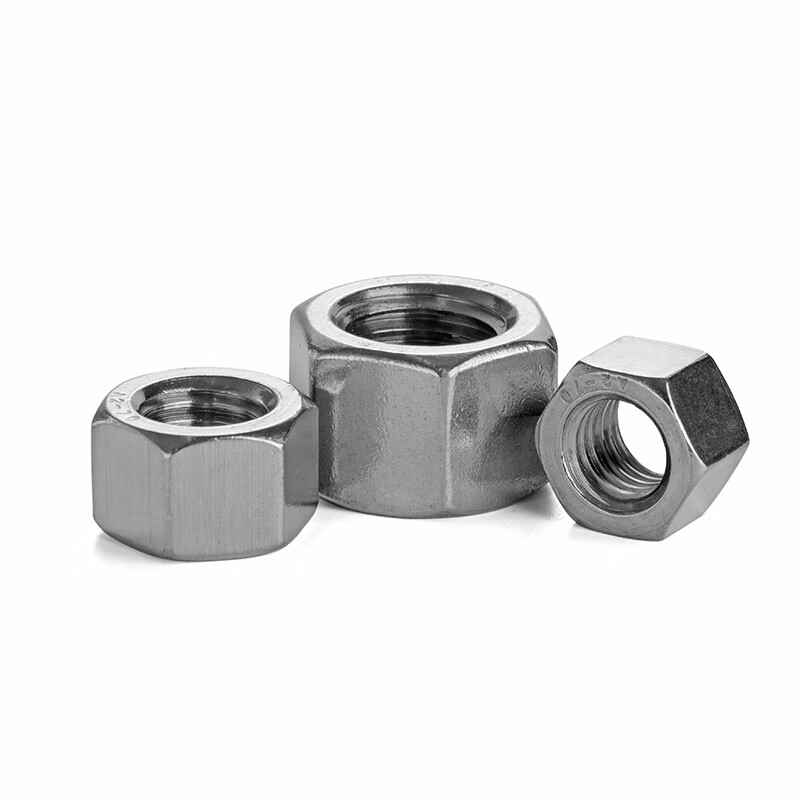 Jinggong 304 stainless steel thickened hexagonal nut stainless steel thickened nut thick screw cap GB6175 40% off M8*1.25 thickness 7.5mm 5 pieces