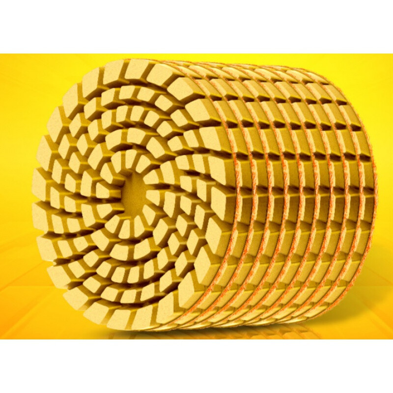 Diamond grinding disc thickened resin cement marble terrazzo floor polishing epoxy cured floor grinding disc 100mm 50 mesh (12 pieces)