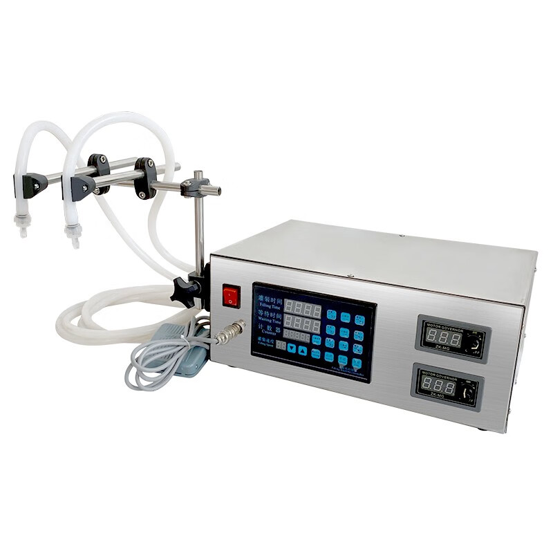 Yuankang double-head CNC liquid quantitative filling machine, alcohol filling machine, fully automatic small beverage filling machine