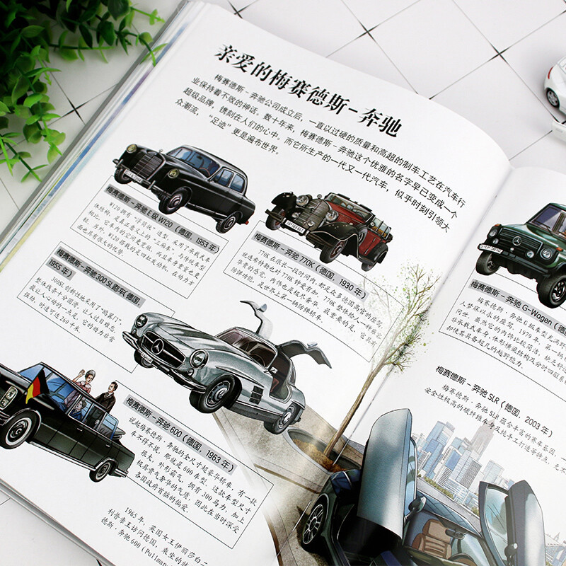 Encyclopedia of the Automobile World (Thousands of beautiful illustrations, the history and types of automobiles, and knowledge of each brand of automobiles in one book!)