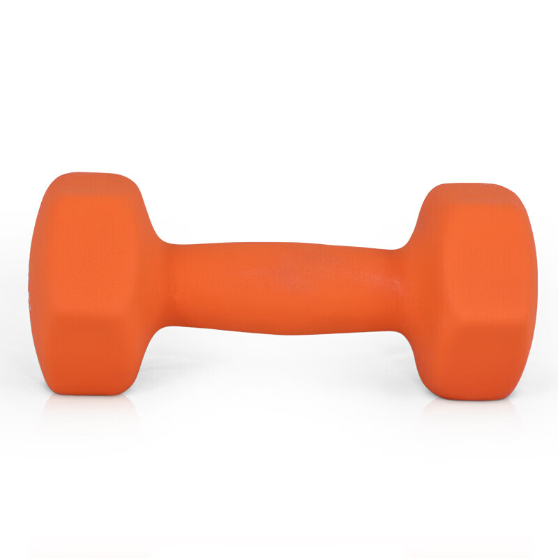 Chengyue color dipped dumbbells for men and women home fitness shaping equipment combination set 2kg*2 vibrant orange CY-129