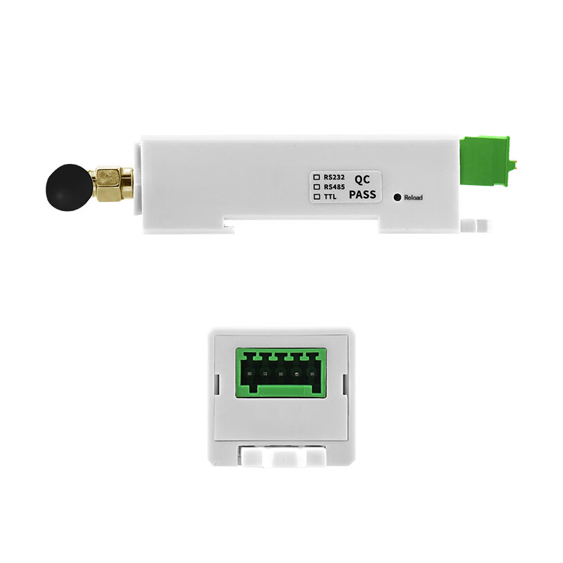 Punctual Atomic LoRa DTU data transmission radio module D30 serial port wireless relay network small size rail type D30 (485 version) + 433M small pepper antenna 3db