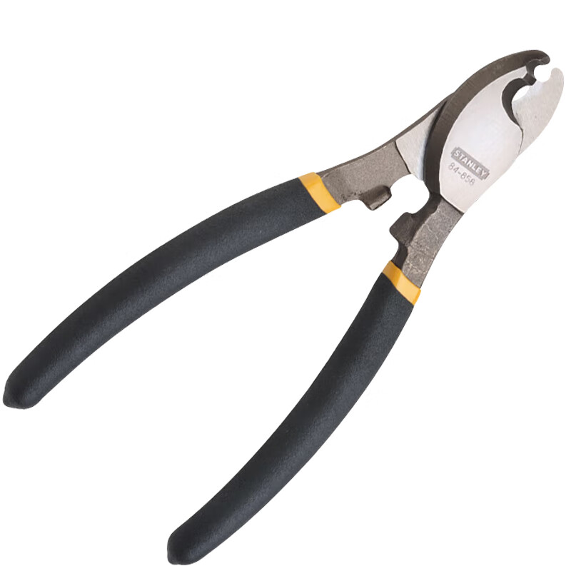 Stanley (STANLEY) cable scissors, wire cutters, wire rope pliers, wire cutting scissors, wire trimmers, quick shears, electrician manual wire cutters, 6-inch cable cutting pliers 84-858-22