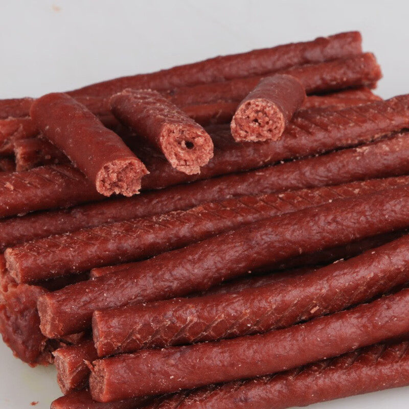 HELLOJOY Dog Snacks Beef Sticks Beef Jerky Strips Dog Training Reward Snacks for Adult Dogs and Puppies Nutritious Beef Sticks 450g