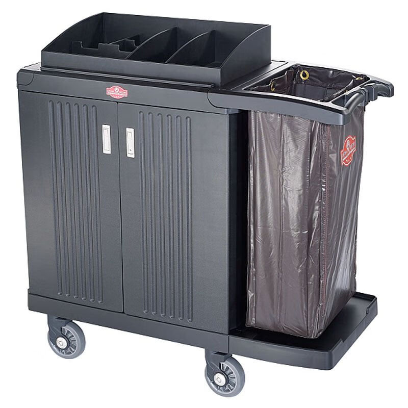 Southern bilateral service vehicle hotel room work linen vehicle room entrance hand push collection vehicle cleaning cleaning vehicle bilateral door model flexible universal