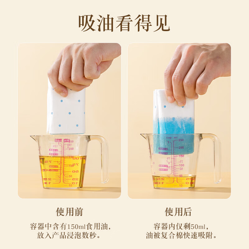 Double-gun range hood oil-absorbing cotton kitchen waterproof and oil-proof no-clean thickened disposable oil-absorbing cotton 10 pack 90*10CM