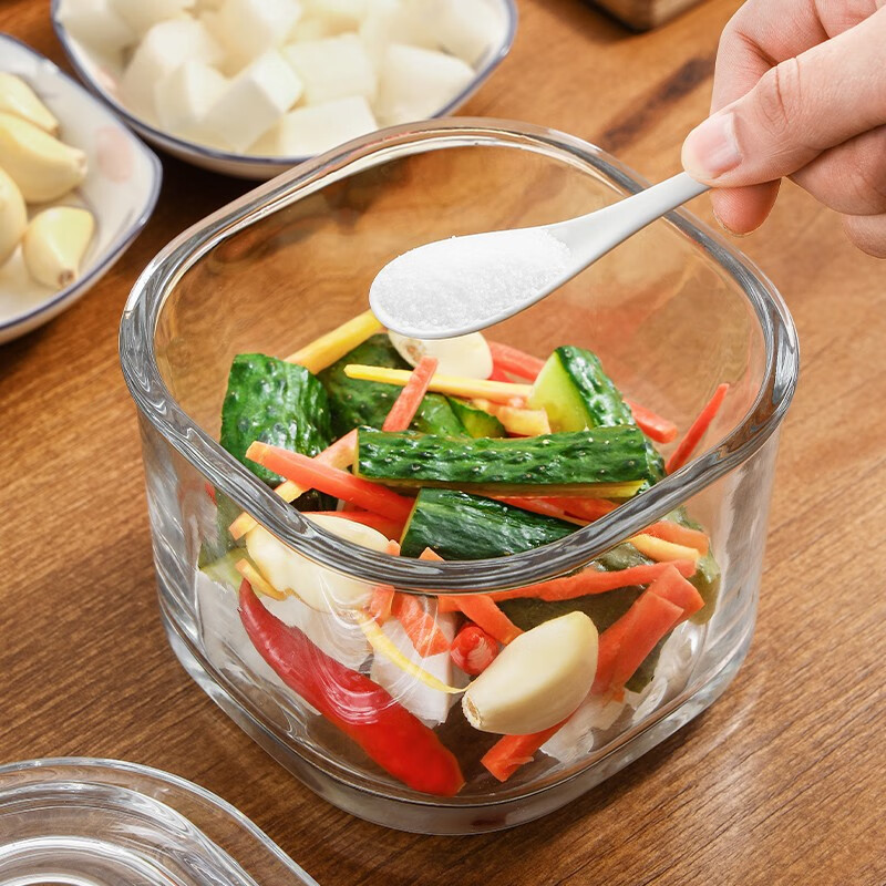 WENDY STORY Home Story (KATEI STORY) Japanese Kitchen Kimchi Jar Thickened Glass Sealed Jar Overnight Soaking