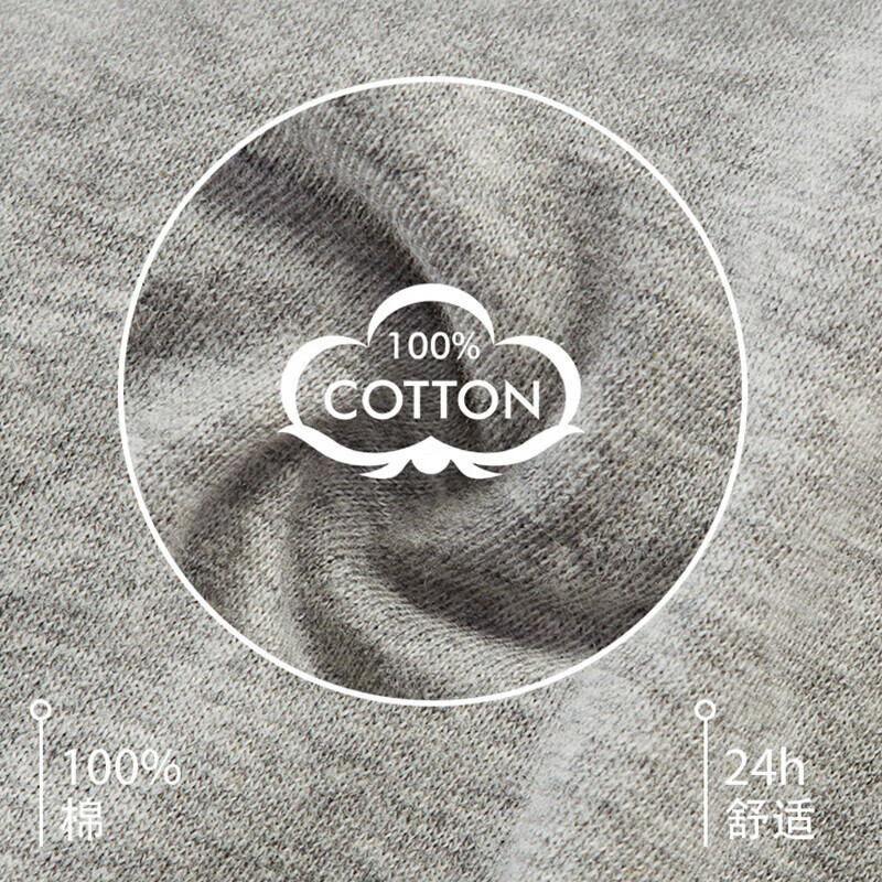 Yiershuang 2-pack 100% cotton men's short-sleeved ribbed shirt T-shirt undershirt round neck large size cotton old man's shirt