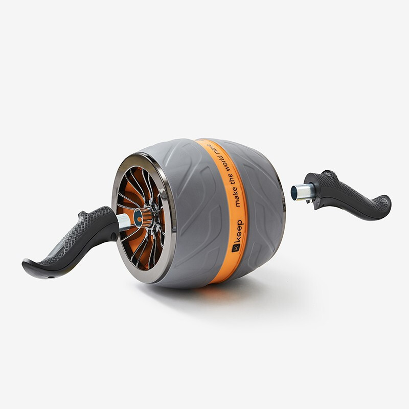 Keep Abdominal Wheel Automatic Rebound Version Widened Wheel Men's Home Fitness Equipment Beginner Professional Female Abdominal Muscle Black