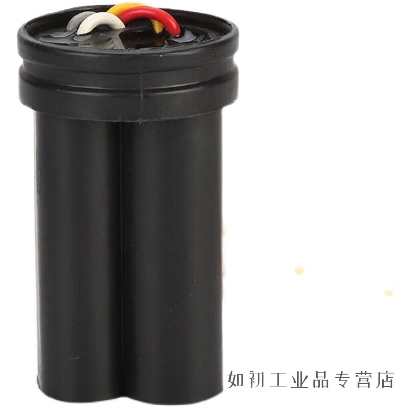 CBB60 double barrel washing machine starting capacitor 8+4/10UF+5/12+6UF/14+5UF capacitor double cylinder four wire 8UF+4UF black one large and one small