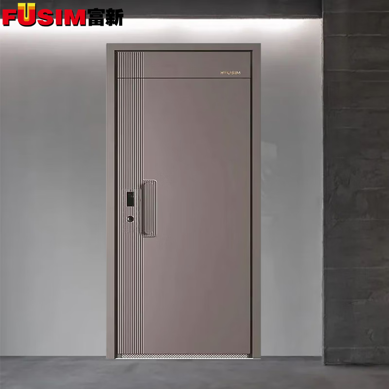Fuxin Fuxin anti-theft door Fuan entrance door entrance door villa door security door single door sub-door 960*2050 large screen face recognition visual smart lock (Q21)
