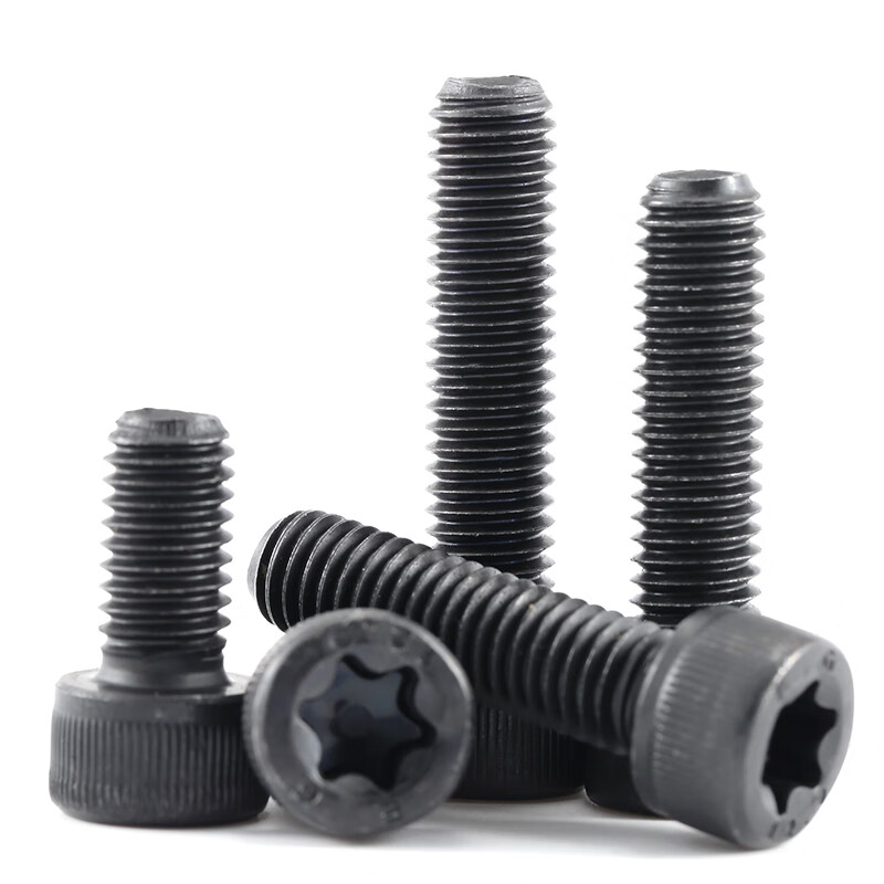 Bingneng 12.9-level high-strength plum blossom hole screws, anti-theft and anti-disassembly, cylindrical head, hexagonal bolts, cup head screws, M8*35 5 pcs