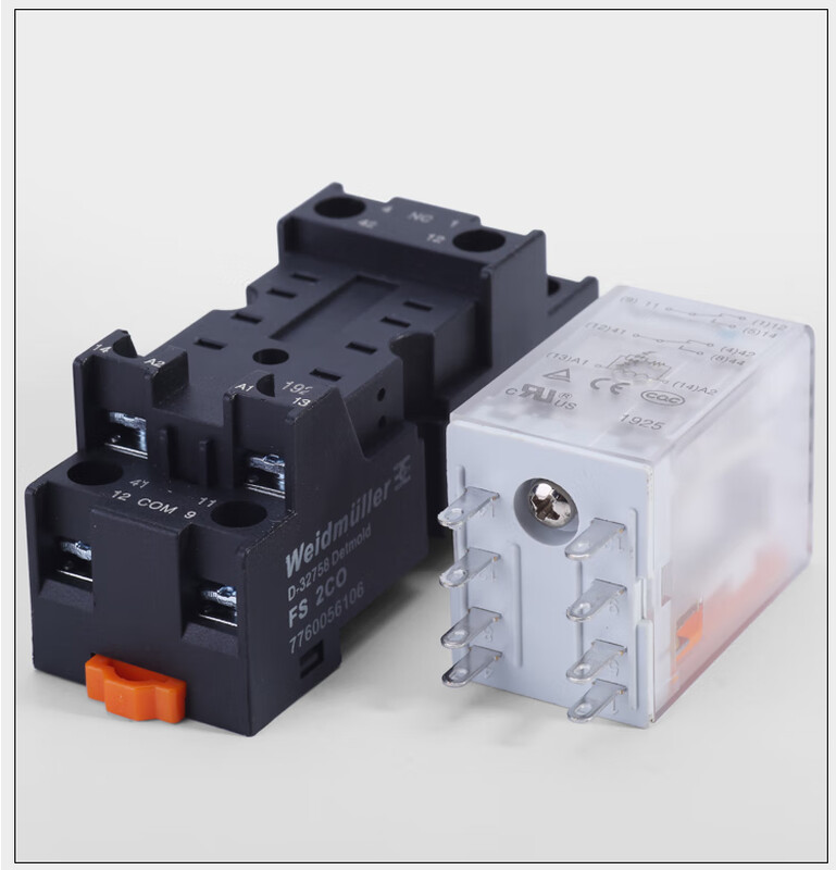 Weidmüller intermediate relay DRM270024L 270730LT AC DRM570024L 570730LT DRM570024L_4 open 4 closed_14 feet_DC24V without base_without base