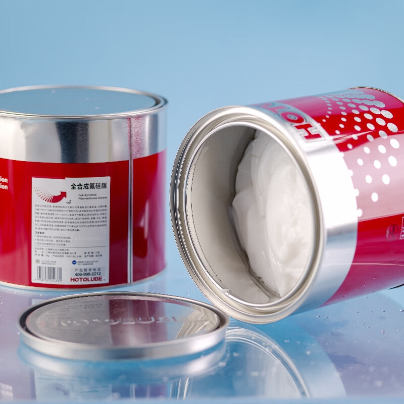 Hutou fully synthetic fluorosilicone grease polytetrafluoroethylene PTFE silicone acid and alkali resistant sealing grease 130g single (000#)
