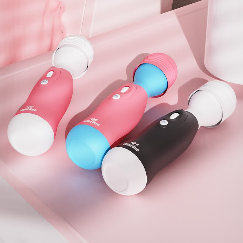 WILDONE vibrator AV massage stick female masturbation strong shock stepless variable speed adult sex toy pink bottle fourth generation