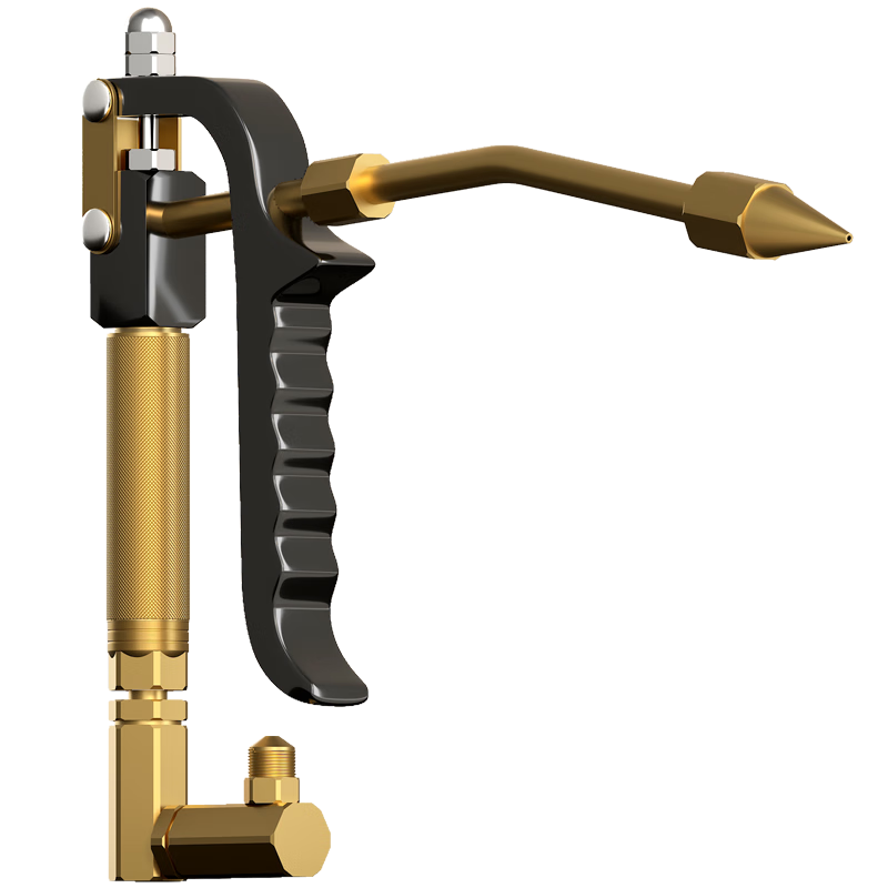 仁聚益定制电动万向打枪枪头备件高压气动嘴头机配件大全注油器 加强版万向枪1