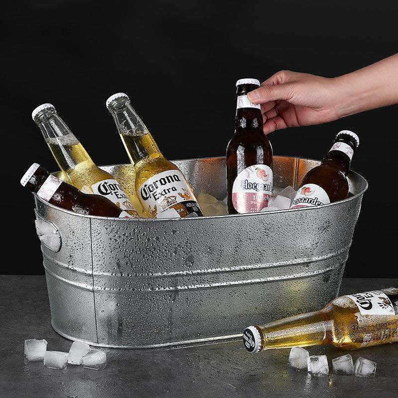 Chu'anbao beer ice bucket large-capacity ice bucket home stall ice bucket Internet celebrity bar iced red wine beverage champagne bucket large ice bucket
