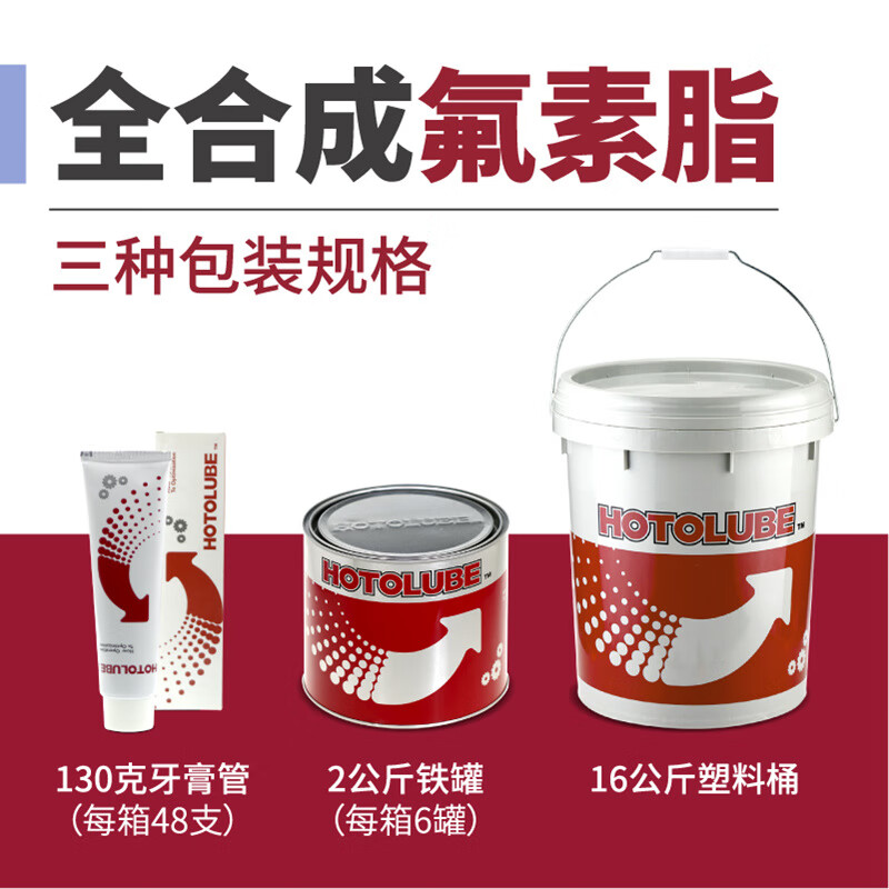 Hutou fully synthetic fluorine grease PTFE fluorine-containing NSF food grade slide guide rail spline automobile sunroof grease 130g single tube 1#