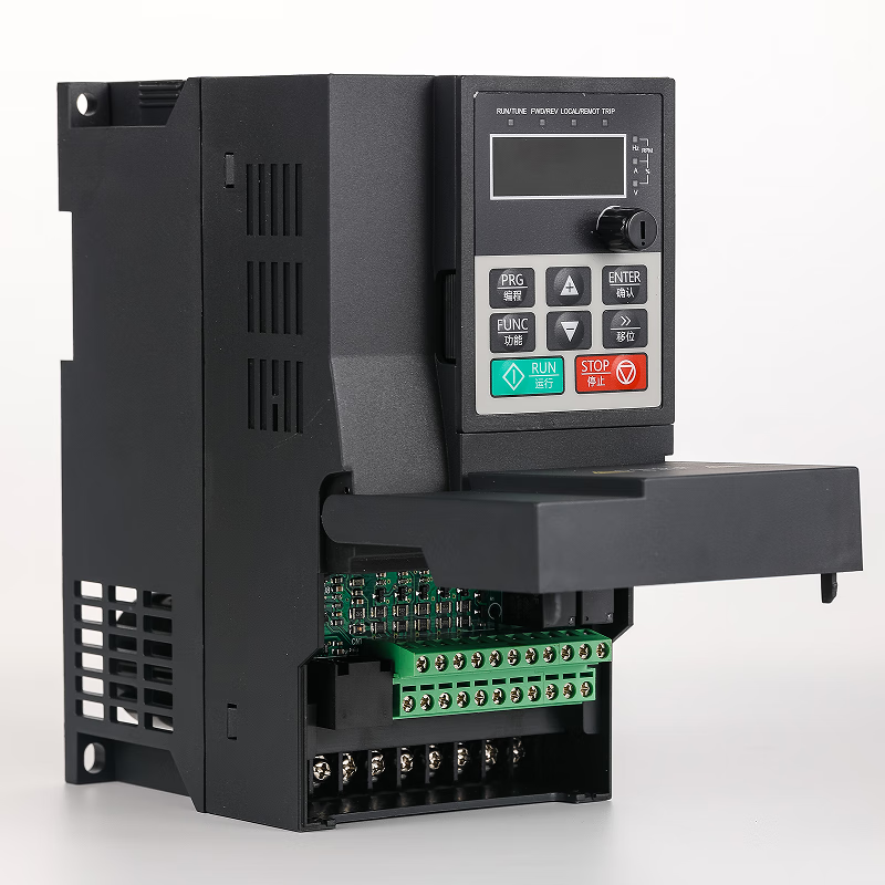 Frequency converter three-phase 380V single-phase 220V fan water pump motor speed regulator 0.75-110KW factory direct sales 1.5kw (ordinary model) three-phase 380v in three-phase 380v out