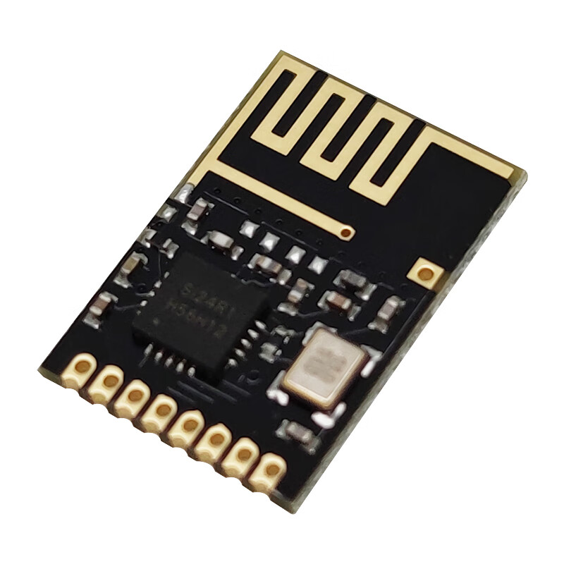 Throwing stones 2.4G wireless module nRF24L01+ chip communication module data transparent transmission transceiver power enhancement long distance transmission NF-03 Si24R1 SMD patch type 10 boxes