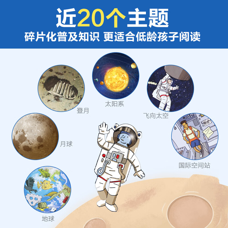 Our space pop-up book, space encyclopedia popular science book for children aged 3-6, picture book revealing the universe of astronauts, kindergarten organization book for children, fun children's book money-saving card