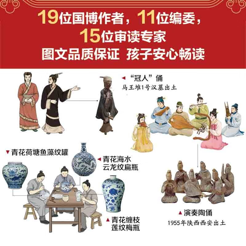 Nominated and award-winning picture book treasure National Museum of China Children's History Encyclopedia Set (10 volumes in total) Chinese excellent traditional culture produced by Children's Fun