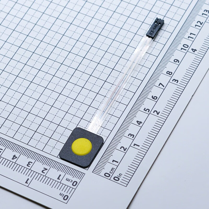 Throwing stones membrane key switch tact switch display microcontroller expansion keyboard DIY accessories suitable for arduino development board 1 key-yellow 5 boxes