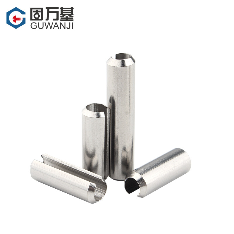 Guwanji 304 stainless steel elastic pin split pin cylindrical pin hollow pin positioning pin split pin M1.5*20 20 pieces