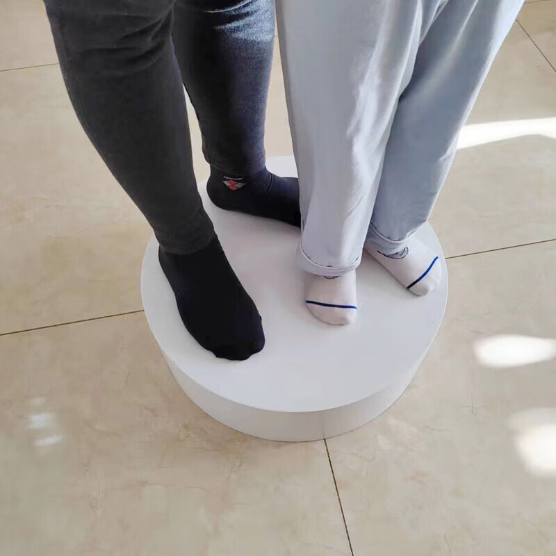 Sinikeya air conditioner base cylindrical heightening bracket universal square and round vertical cabinet bracket wooden round table pad height moisture-proof bracket diameter 50 high 10 (for use within the wall hole 20)