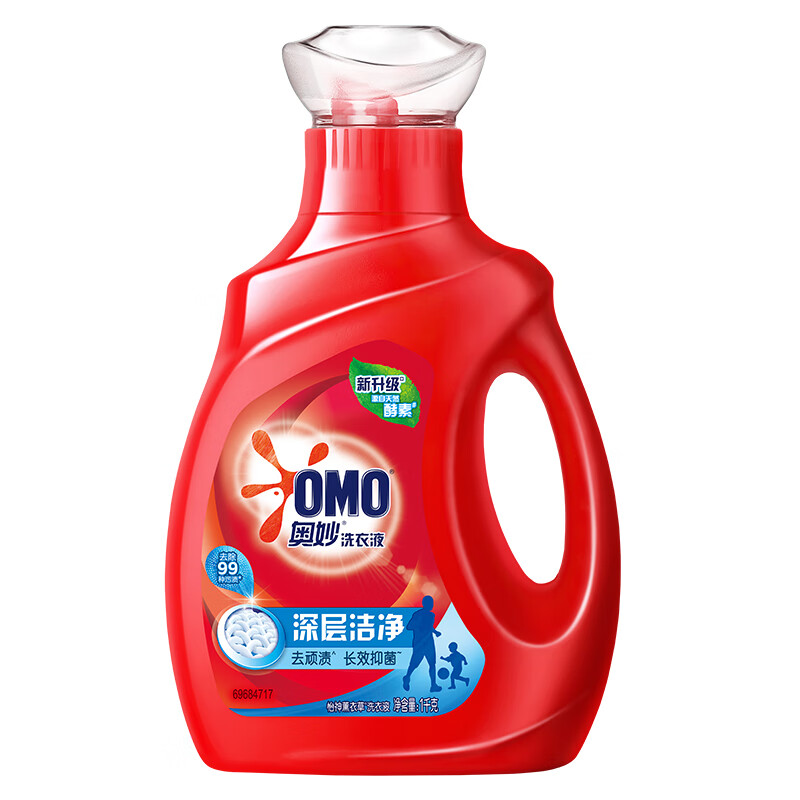 OMO (OMO) Wu Lei Haowu stain removal enzyme deep cleansing long-lasting fragrance enzyme 16 pounds school uniform laundry detergent