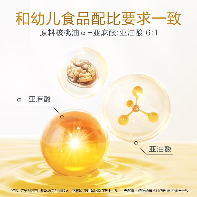 Natural doctor's algae oil dha children's seaweed oil for infants, children, pregnant women, wet nurses, students, edible DHA + walnut oil, upgraded dual nutrition algae oil 60 capsules * 1 bottle