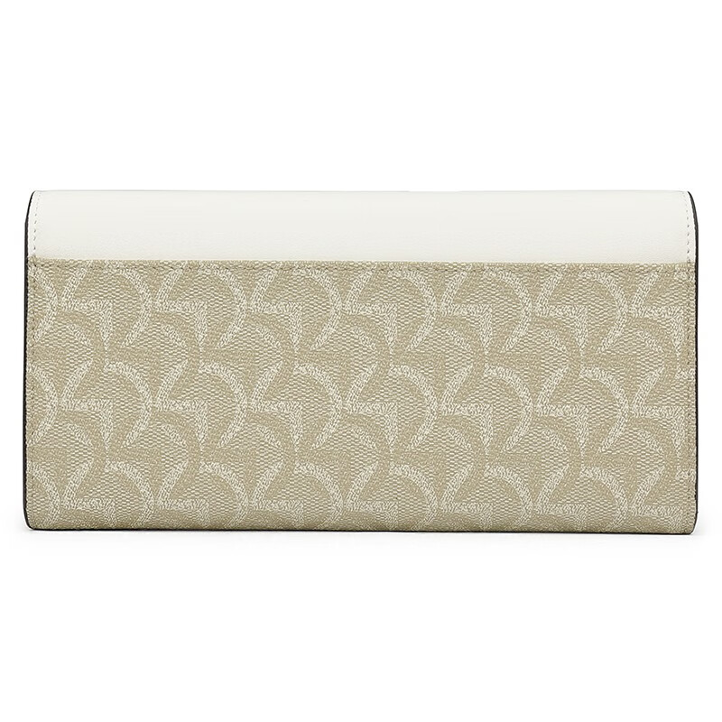 Goldlion Wallet Versatile Multiple Card Slots Coin Clutch Bag Clutch Mobile Phone Bag Valentine's Day Spring Festival Gift Off-White