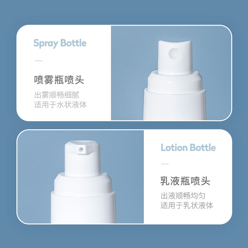 BANANA TRIP Vacuum Dispensing Bottle Press-type Shower Shampoo Lotion Bottle Convenient Travel Dispensing Empty Bottle 50ml (2 pieces)