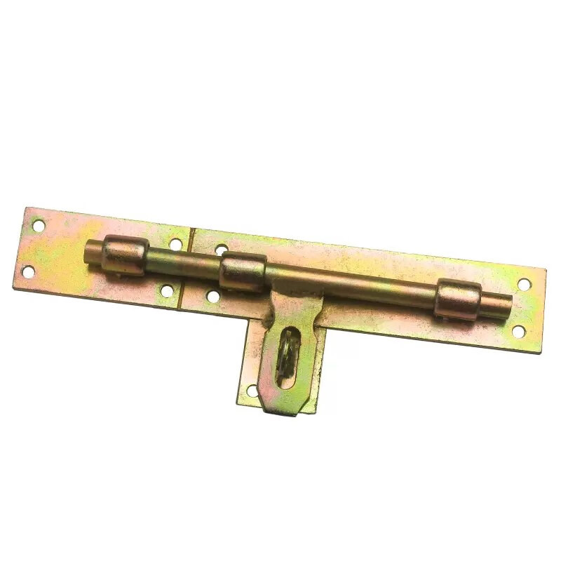 Gongtu large iron door bolt door bolt large welded fire door old-fashioned door bolt special iron door buckle lock bolt 6-inch new two-way universal door bolt