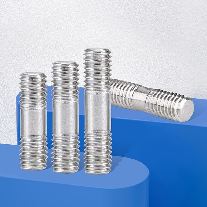 Bingneng M12-M48 304 stainless steel double-head bolt screw two-head thread screw two-head threaded screw rod stud M39*150 1 piece