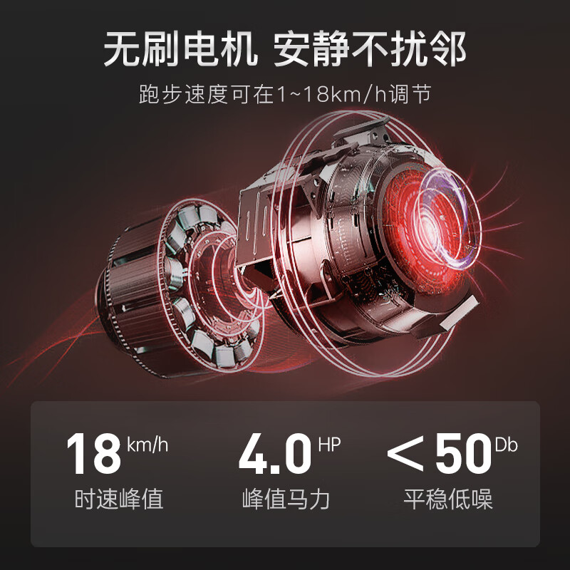 JOROTO treadmill for home use foldable climbing shock-absorbing walking machine gym professional sports fitness equipment M25 300 catties load-bearing/silent and non-disturbing/15 slopes