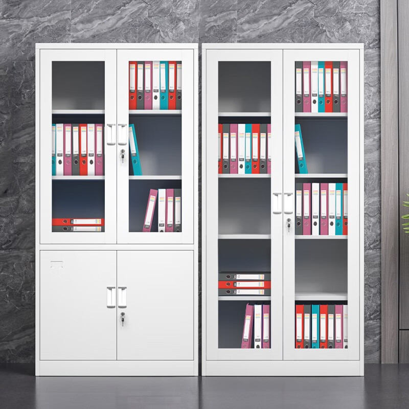 Lixuan File Cabinet Iron Cabinet Steel Office Cabinet Finance Office File Cabinet Iron Data Cabinet Short Cabinet Locked Voucher Cabinet Large Equipment File Cabinet Thickened