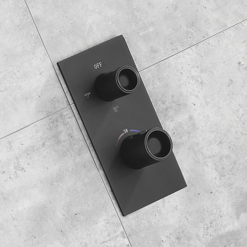 Guduo GDOU bathroom rain shower ceiling spray bathroom wall-mounted concealed constant temperature shower set 86692K