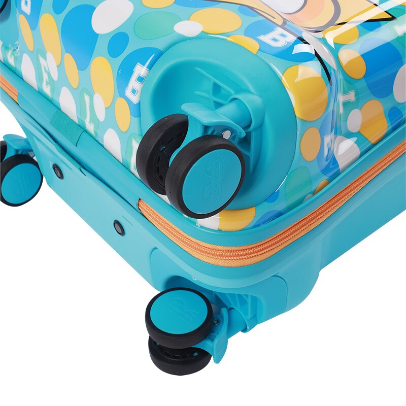 Diplomat diplomat suitcase Bubu co-branded children's cute primary school students can board the trolley case BB-L3307 series blue 16 inches - suitable for short distances and can be boarded