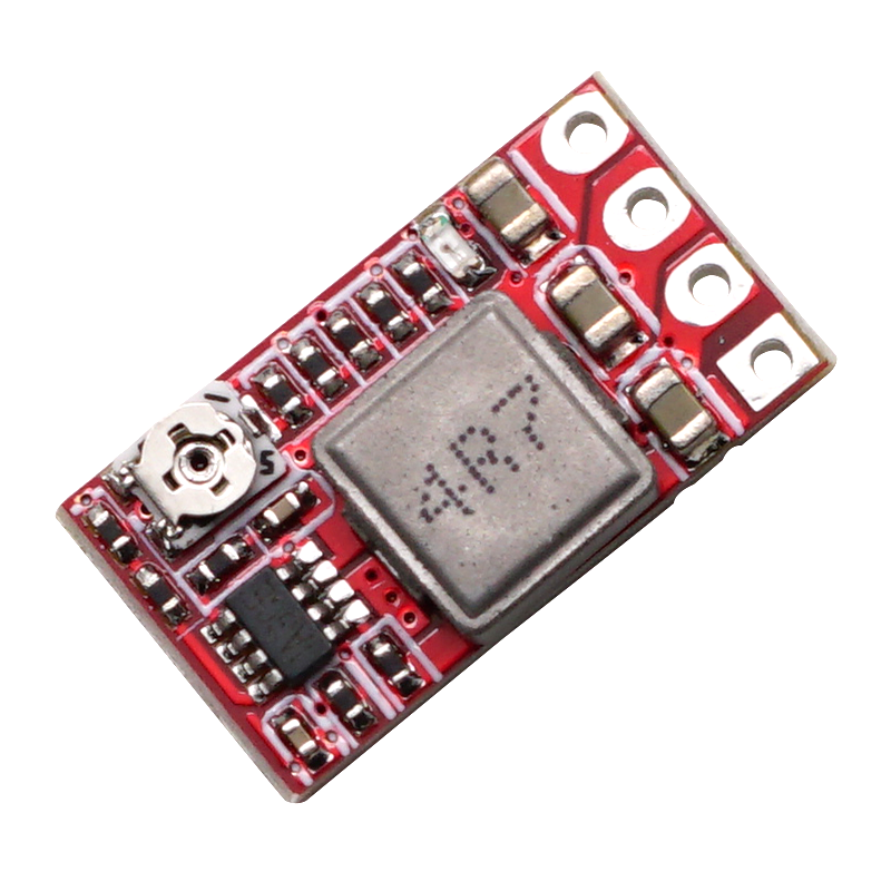 Throwing stones Mini 3A adjustable step-down power supply module DC4.5-24V to 0.8-12V can be fixed to output 3.3/5/9/12V Mini 3A adjustable step-down power module 1 box