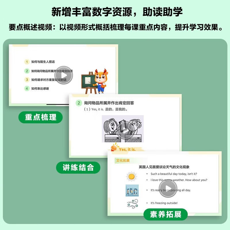 Xinhua Bookstore New Concept English complete set Smart upgraded version Textbook with audio Student's book Longman Foreign Language Learning Textbook New Concept English 1-4 (textbook + exercise book)
