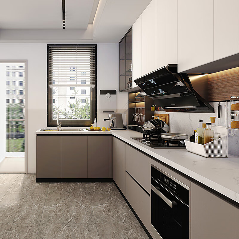 Sophia Cabinet Modern Simple Quartz Stone Countertop Stove Cupboard Integrated Cabinet Kitchen Storage Cabinet Complete