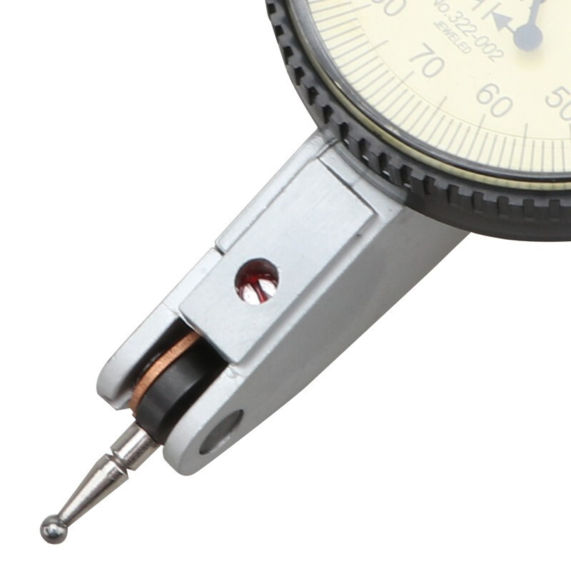 Three-quantity lever dial indicator dial indicator 0-0.8mm lever dial indicator small calibration table accuracy 0.001mm JDL06,0-0.2mm0.001