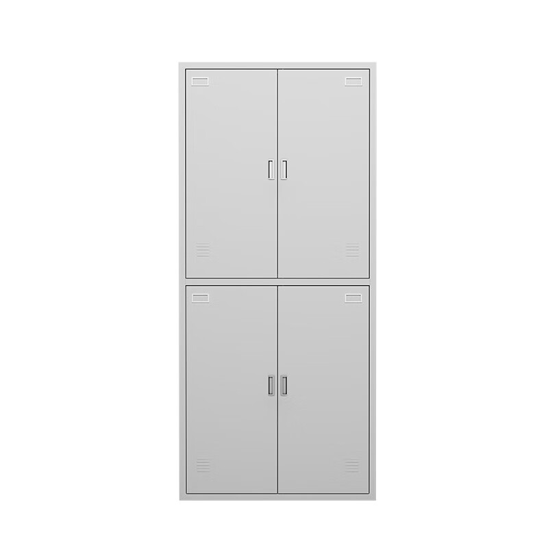 Kington housekeeping cabinet thickened iron cabinet steel dormitory housekeeping locker locker cloakroom four-door housekeeping cabinet 90*50*200cm