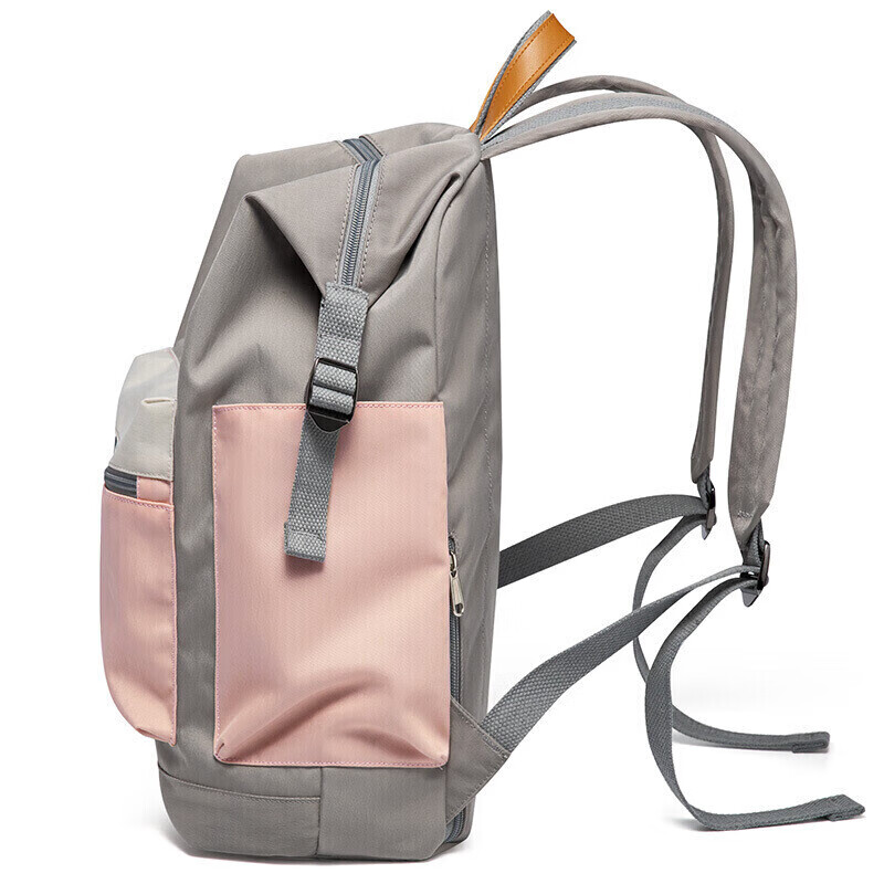 The Ninth City (V.NINE) backpack women's travel backpack men's large capacity 15.6-inch computer bag water-repellent high school student bag