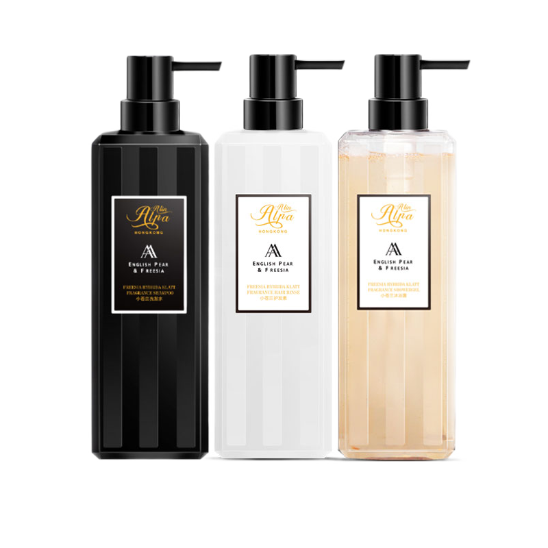 Xia Bai Yalian Xia Bai Yalian AL Freesia Shampoo Snow Orchid Shower Gel Oil Control Smooth and Fluffy Perfume Fragrance ALPAALIN Freesia Care Set 400ml