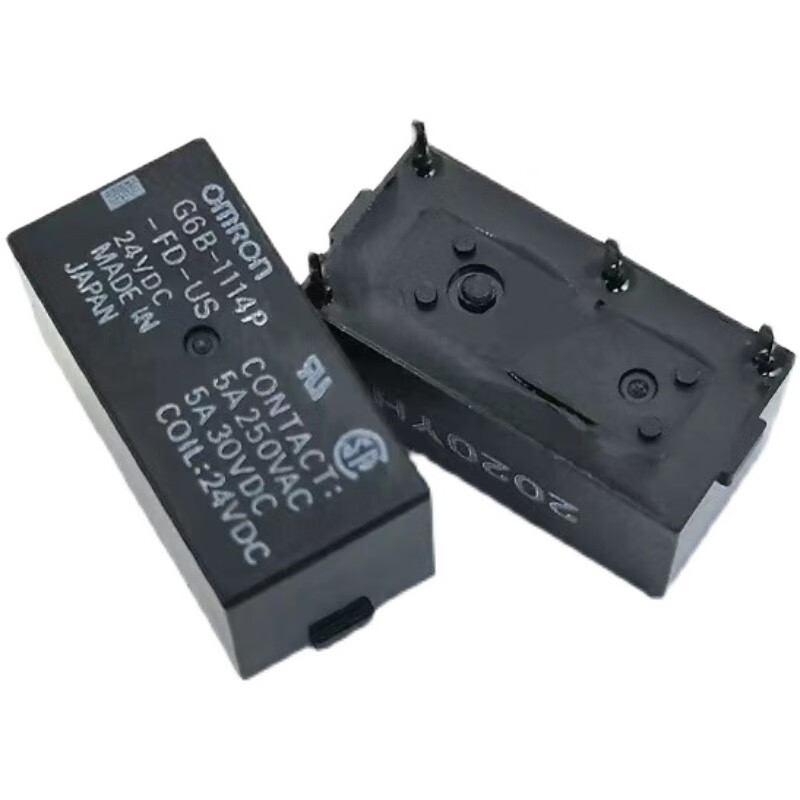 -1114P-FD-US DC24V 5V 1174P-FD-US Omron relay 2114P DC12 G6B-2114P-US (6 pins 5A) DC24V