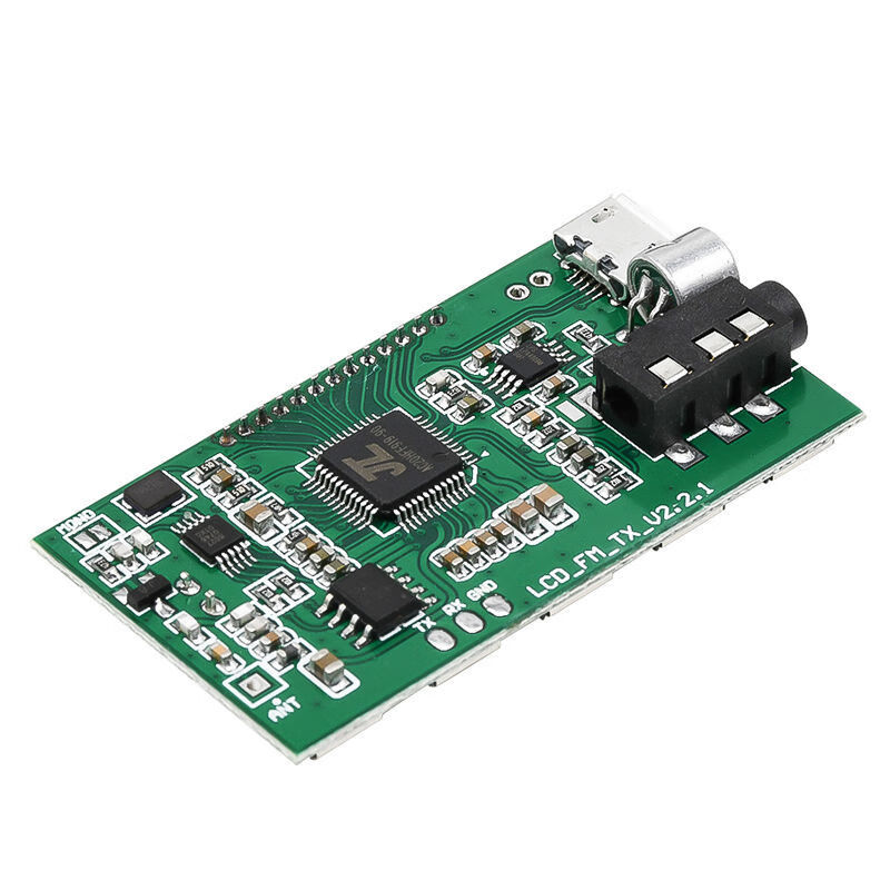 FM transmitter module digital display FM stereo transmitter module wireless transmitter board microphone microphone module