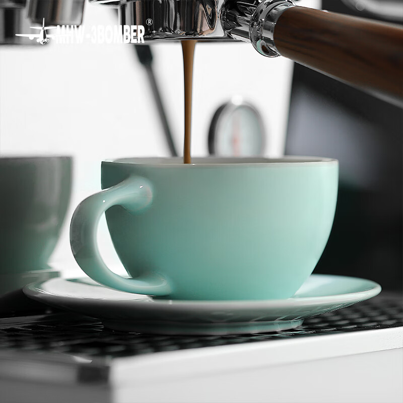 MHW-3BOMBER bomber New Year's gift coffee cup set Mars ceramic cup latte flower cup high-end souvenir