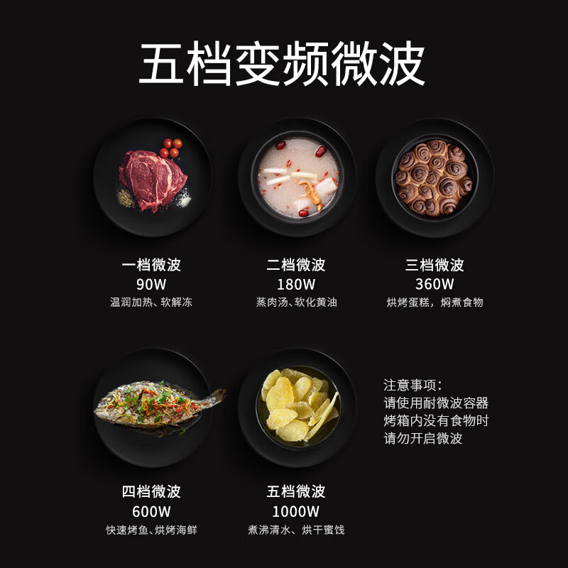 SIEMENS micro-roasting and quick-cooking black cube micro-steaming and baking all-in-one machine embedded steaming, baking and frying self-cleaning oven household bakeable bagels CP269AGS0W